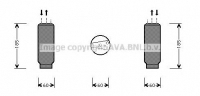 AVA QUALITY COOLING hdd101 -  Осушитель, кондиционер